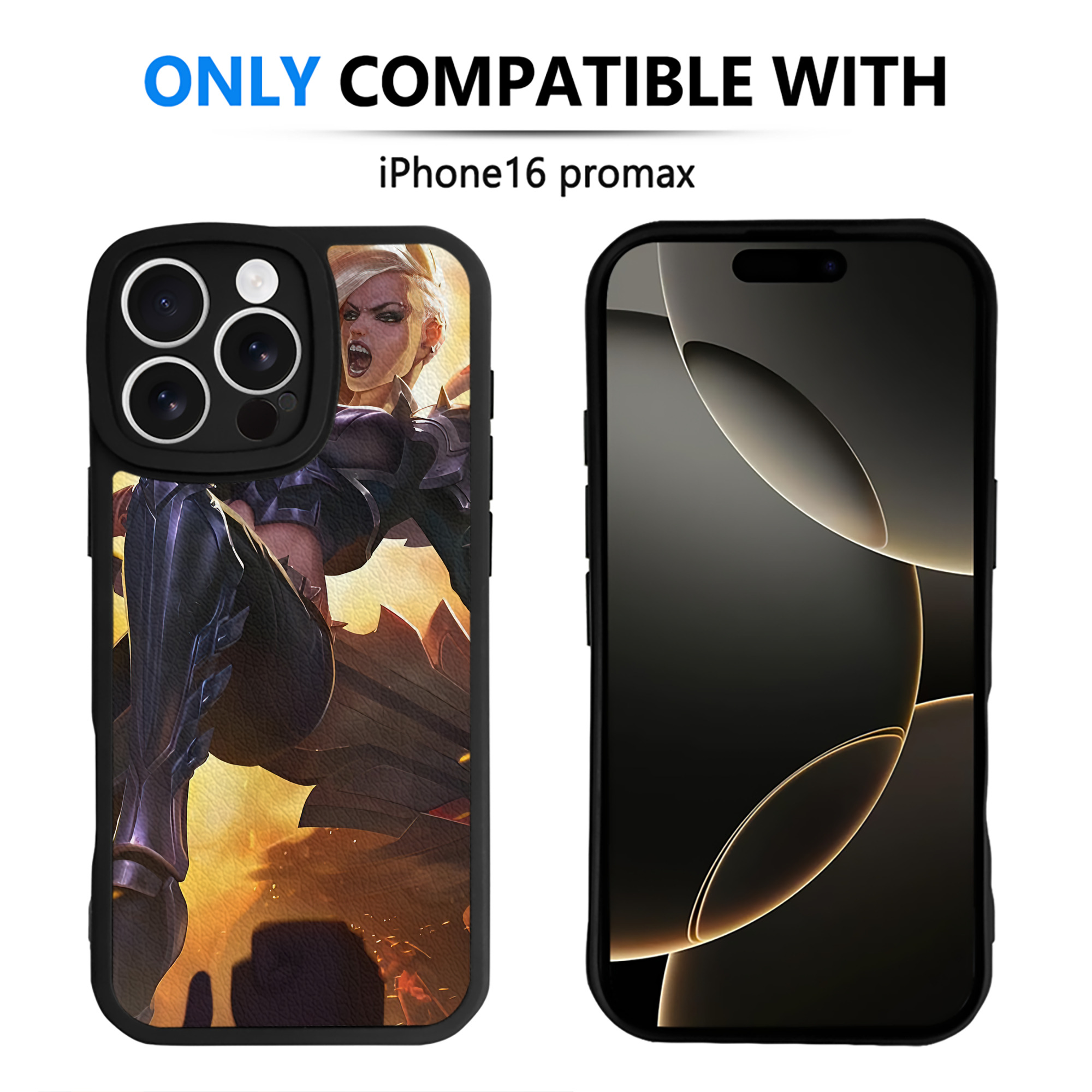 （画像用） リーグ・オブ・レジェンド League of Legends LOL 【iPhone 16シリーズ対応】シリコンスマホケース（レザー調） 材質：シリコン
